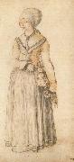 Albrecht Durer A Nuremberg Lady in Everyday oil on canvas